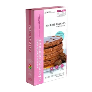 Waffles Valerie Congelados Clásicos Chocolate X 8 Unidades
