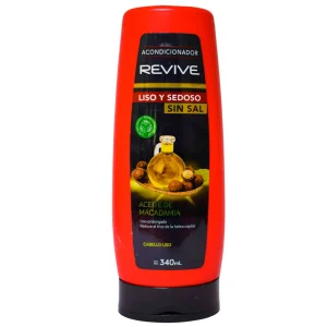 Acondicionador Revive Liso Y Sedoso Sin Sal X 340 Ml