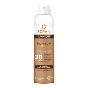 Aceite Bronceador Ecran Sunnique Broncea+ En Aerosol F30 X 250 Ml