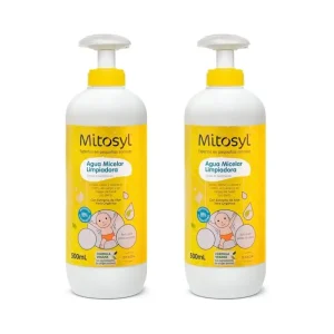 Mitosyl Agua Micelar Sin Aclarado Para Bebé, 2X500 Ml
